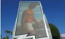  ?? Barry King/Alamy ?? Yes chef! Jeremy Allen White in Calvin Kleins on a billboard in Los Angeles. Photograph: