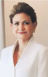  ?? ?? Raquel Peña, repite como candidata vicepresid­encial del gobernante PRM.