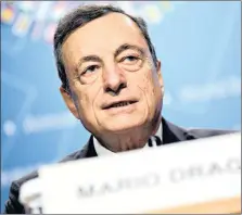  ??  ?? ECB president Mario Draghi has repeatedly called for countries to step up so-called structural reforms to reduce bureaucrac­y, red tape and excessive rules governing business and hiring.