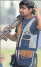  ?? HINDUSTAN TIMES ?? Ankur Mittal won the gold medal at Shooting World Cup in Acapulco, Mexico on Thursday.