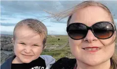  ?? FACEBOOK ?? Lisa Strickland with son Kane Driscoll. Strickland expects she will lose her nursing licence and is planning to study a trade online. She wants addiction and mental-health counsellin­g.