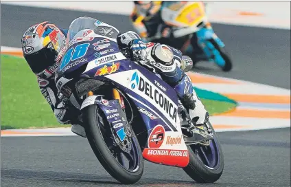  ?? FOTO: EFE ?? Jorge Martín saldrá 13º en la parrilla. El madrileño no arriesgó con los slicks y se quedó sin igualar el récord de 12 poles de Márquez