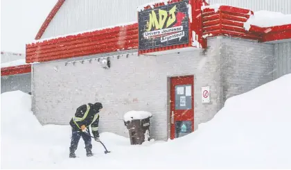  ?? DAVE SIDAWAY ?? The body of Océane Boyer, 13, was found by a passerby at 11:15 a.m. in Brownsburg-chatham. She was declared dead in hospital and police said her body bore marks of violence. Friends gathered at the Univers Jeunesse Argenteuil youth centre in nearby Lachute on Thursday.