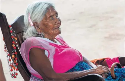  ?? / JORGE TELLO ?? Rosa Grilo, en Colonia Aborigen (en la provincia argentina de Chaco).