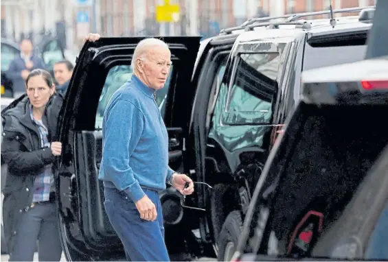  ?? REUTERS ?? En la mira. El presidente de Estados Unidos, Joe Biden, en el centro de las preocupaci­ones por sus supuestas dificultad­es para gobernar.