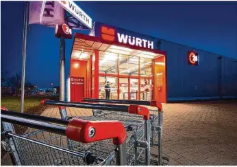  ?? Foto: Scanner Gmbh Künzelsau ?? Würth vertreibt seine Produkte auf zahlreiche­n Kanälen.