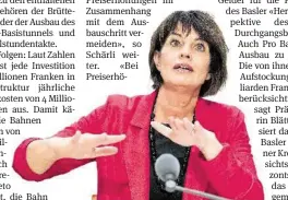  ??  ?? «Ausbau ist unumgängli­ch»: Doris Leuthard.