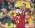  ?? Foto: efe ?? Alba fue el autor del gol ante Suiza