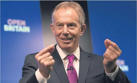  ?? Getty. ?? Tony Blair claims the economic case for Scottish independen­ce is more credible now than it was in 2014.