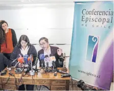  ?? |AGENCIAUNO ?? El portavoz de la Conferenci­a Episcopal, Jaime Coiro, admitió que los casos de abusos “nos conmueven y nos remecen”