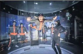  ??  ?? ■
The Bear Grylls Adventure indoor skydive experience in Birmingham.