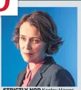  ??  ?? STRICTLY NOD Keeley Hawes