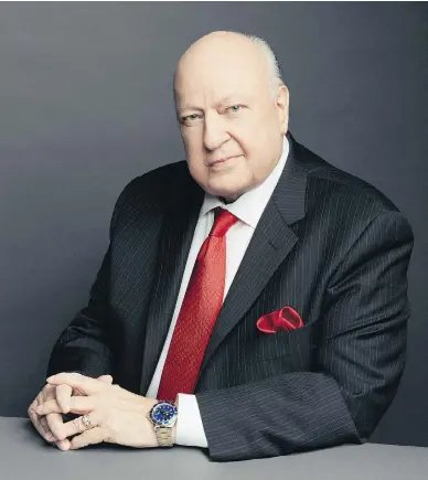  ?? WESLEY MANN / FOX NEWS VIA GETTY IMAGES ?? Roger Ailes resigned in 2016 as chairman of Fox News Channel after 26 women accused him of sexual harassment.