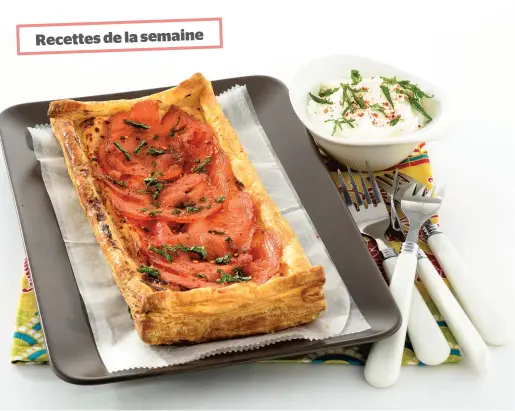  ??  ?? Recettes de la semaine