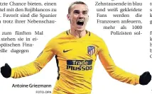  ?? FOTO: DPA ?? Antoine Griezmann