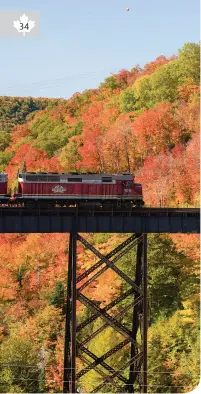  ??  ?? AGAWA CANYON TOUR TRAIN • ON TOURISM