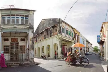  ??  ?? Penang’s Love Lane is a de rigueur stop on many tourists’ list of places to visit on the island.