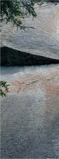  ??  ?? Guglielmo Ruju dans Dispensato­ridiMorte à YosEsigo,
une des deux superbes fissures jumelles du secteur.