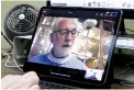  ?? The Sentinel-Record/Donald Cross ?? ■ Garland County Health Officer Dr. Gene Shelby, in New York City for the holidays, speaks about recent COVID-19 developmen­ts in Garland County during a Zoom call with The Sentinel-Record on Monday.