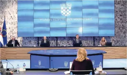 ?? ?? Andrej Plenković je na sjednici Vlade priopćio rezultate sastanka vladajuće većine