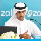  ??  ?? Zain Vice-Chairman and Group CEO Bader Al-Kharafi