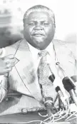  ??  ?? Dr Joshua Nkomo