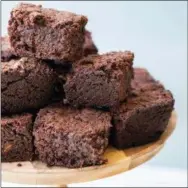  ??  ?? This undated photo made available in August 2018 shows Mexican hot chocolate brownies in New York. This dish is from a recipe by Katie Workman. (Cheyenne Cohen via AP)