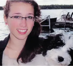  ?? THE CANADIAN PRESS ?? Nova Scotia teen Rehtaeh Parsons, shown in a photo from a Facebook tribute page, hanged herself last week.