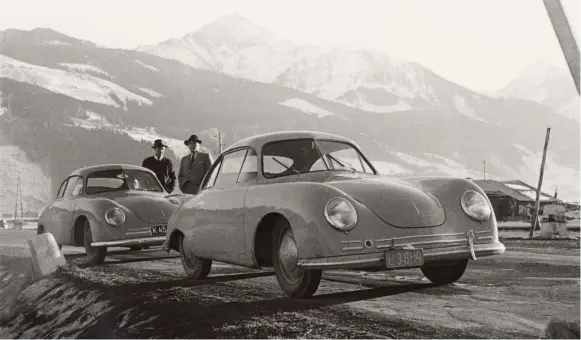  ??  ?? Gmünd-built 356s testing on the Grossglock­ner Pass