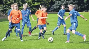  ??  ?? Robbie Gallacher, JJ Reid and a trialist scored Fairmuir’s goals in the draw with Forfar West End.