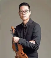  ?? SUBMITTED ?? Concertmas­ter Jinwoo Lee will be featured during Milwaukee Symphony Orchestra concerts on Jan. 24-25, 2025.