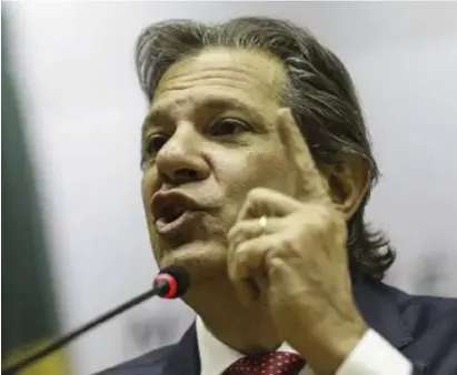  ?? MARCELO CAMARGO/AGÊNCIA BRASIL ?? Haddad argumentou que a decisão do conselho da Petrobras foi tomada levando em conta plano de investimen­tos