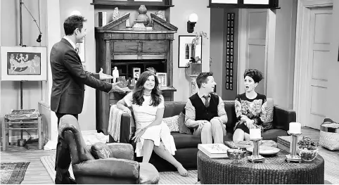  ??  ?? The new season of ‘Will &amp; Grace' reunites original stars Eric McCormack, left, Debra Messing, Sean Hayes and Megan Mullally. — Photo by Chris Haston/ NBC.