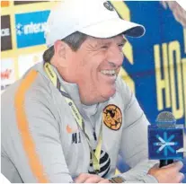  ?? FOTO: JOSÉ LUIS GARCÍA ?? El estratega explicó que en la actualidad no sólo el América es un equipo que invierte. /