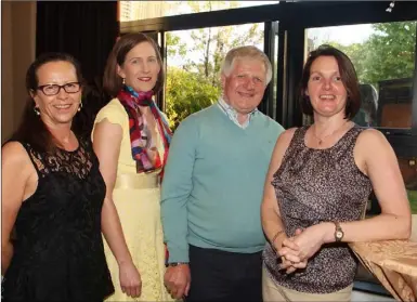  ??  ?? Fiona Cooney, Linda Quirke, John Quirke and Rhoda D’Arcy.