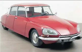  ?? MOMA ?? The 1973 Citroën DS 23 was added to MoMA’s collection in 2018.