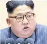  ??  ?? MISSILES Kim Jong-un