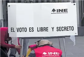  ?? /CORTESÍA INE ?? Además,
por vez primera se colocaran 40 urnas electrónic­as para votar