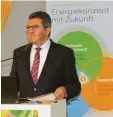  ?? Foto: Stoll ?? Franz-Josef Pschierer war zu Gast beim Schwäbisch-Allgäuer Energietag in Mindelheim.