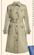  ??  ?? Trench coat, was £525 now £315, APC (matchesfas­hion.com)