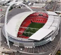  ??  ?? Iconic: Wembley cost £757million to rebuild