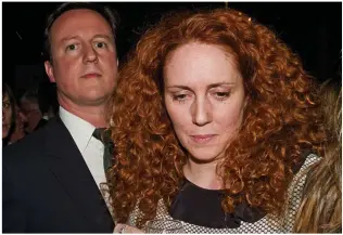  ??  ?? Personal friend: David Cameron with Rebekah Brooks in 009
