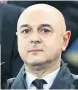  ??  ?? NOT HAPPY: Daniel Levy