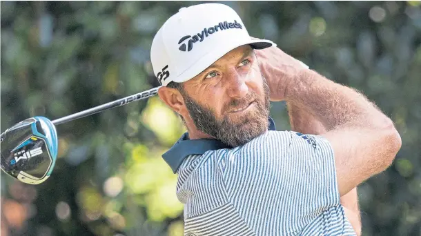  ?? ?? MONEY MATTERS: American Dustin Johnson has reversed course a second time and will play in LIV Golf’s opener this week.