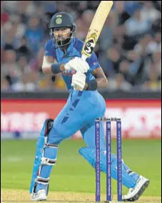  ?? AFP ?? Hardik Pandya top-scored for India on Thursday.