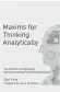  ?? ?? Maxims for thinking analytical­ly: The wisdom of legendary Harvard Professor Richard Zeckhauser Author & Publisher:dan Levy Price:~2,173