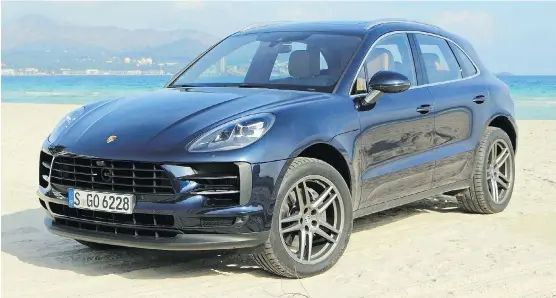  ?? PHOTOS: GRAEME FLETCHER/DRIVING ?? The 2019 Porsche Macan is a good ride in both the 2.0-litre turbocharg­ed four-cylinder version and the 3.0-litre V6.