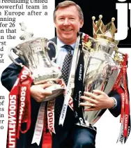  ?? ?? TROPHY HAUL: Alex Ferguson