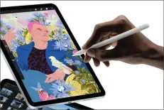  ??  ?? The new Air uses the newer Apple Pencil.