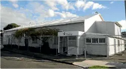  ?? PHOTO: STUFF ?? Titahi Bay’s Marines Hall was closed in 2012 due to severe structural problems.